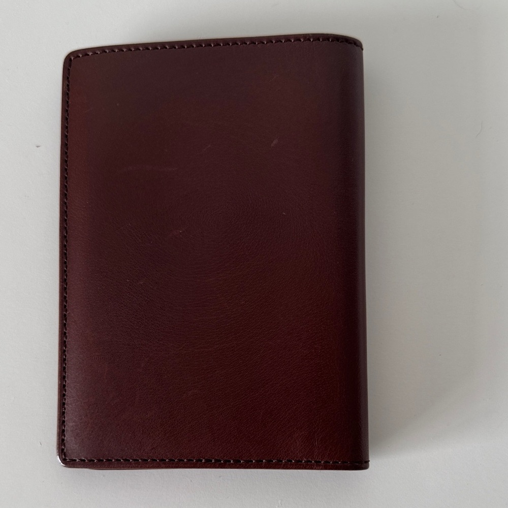 Coach Chocolate Brown Men Leather Card and Passport Holder - Picture 2 of 10